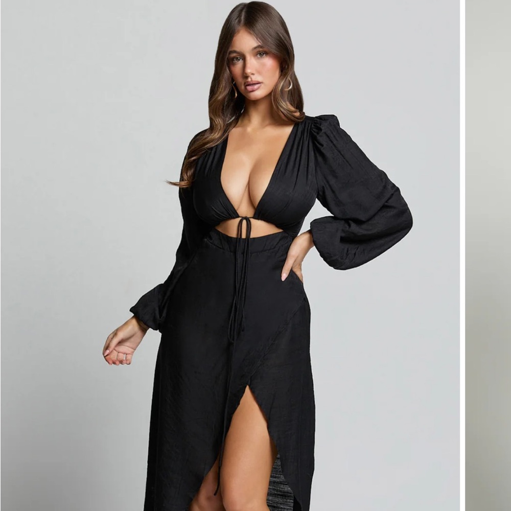 Showpo Black Demieh Dress